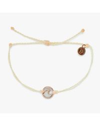 Pura Vida zapestnica Opaque Resin Wave Rose Gold