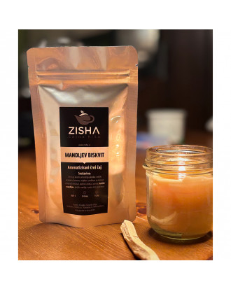 Črni čaj Mandljev biskvit