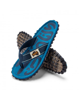Gumbies japanke Islander Flip-Flops Blue Surf 