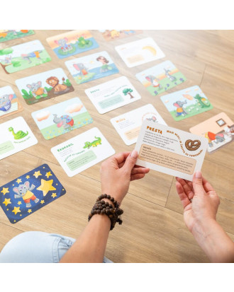 Joga kartice za otroke Mali Ganeša