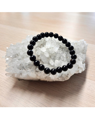 Zapestnica Power Black Agate, Strenght & Protection