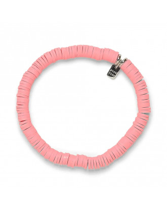 Pura Vida zapestnica Pastel Disc Stretch 