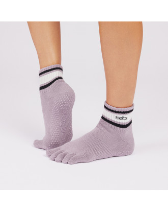 Toesox Melody Grip Full Toe nedrseče nogavice na prste 