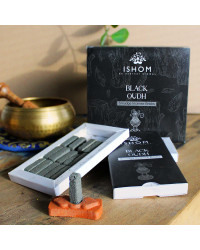 Kadilo, kvadri Black wood, agarov les, les bogov 15 kosov + podstavek