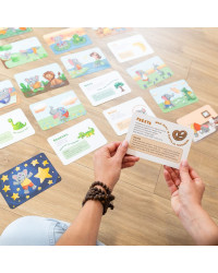 Joga kartice za otroke Mali Ganeša