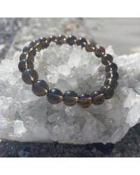 Zapestnica White Moon Malas SMOKY QUARTZ