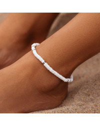 Zapestnica za nogo Anklet Puka Shell Stretch Pura Vida