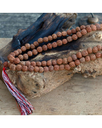 Mala Rudraksha Buddha, jogijski nakit - ogrlica mala Rudraksha