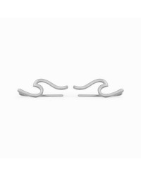 Srebrni uhani Wave Silver Pura Vida 