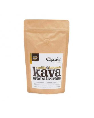 Aromatizirana kava Escobar VANILIJA-KARAMELA 100g