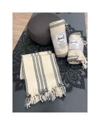 Peštemalka Naturel, Peshtemal towel, turška brisača (180 x 100 cm)
