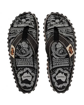 Gumbies japonke Islander Flip-Flops Midnight Black UK 7.0 / EU 41