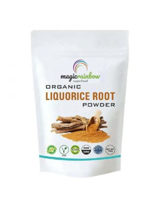 Naravni golostebelni sladki koren v prahu Magic Rainbow Superfood