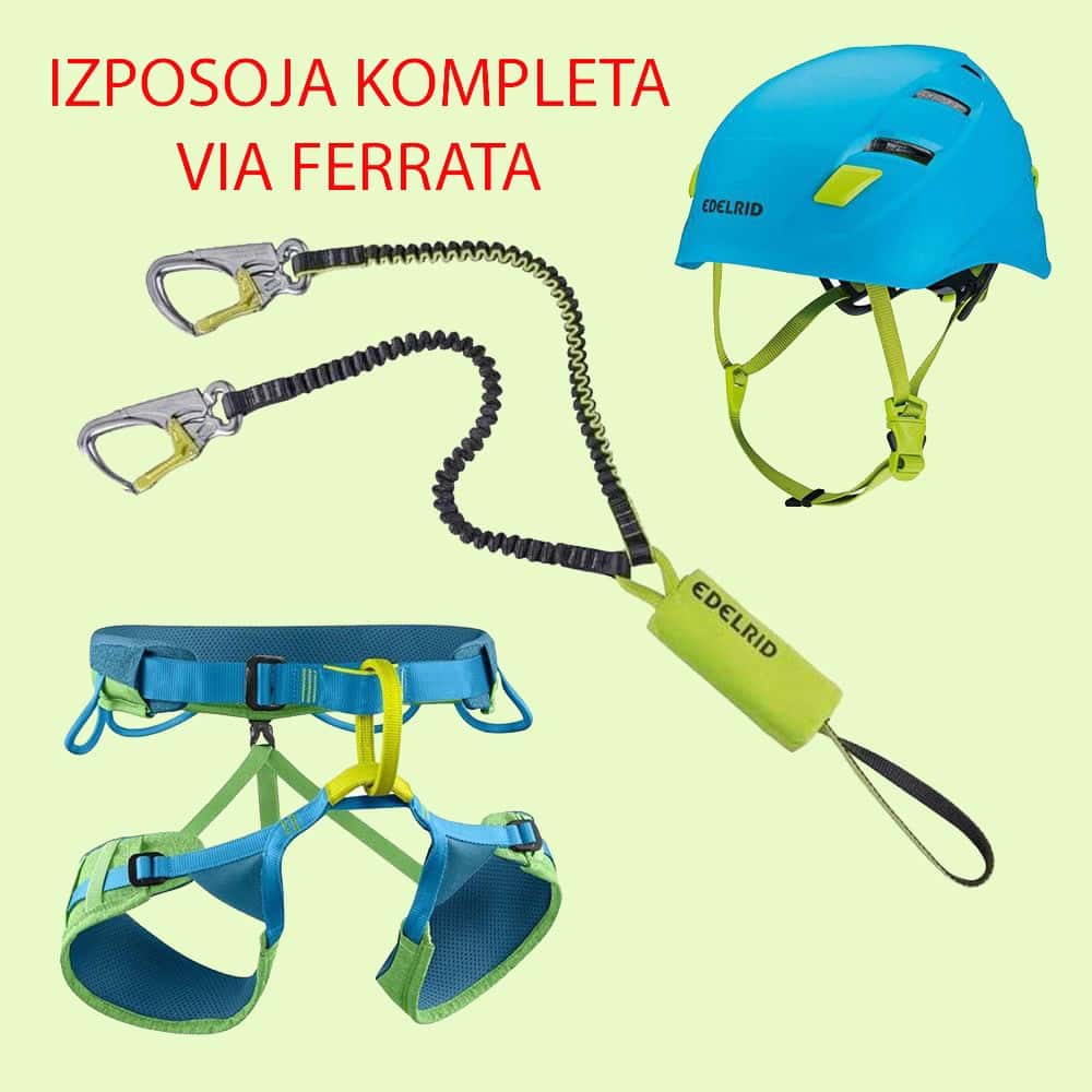 Izposoja komplet via ferrata